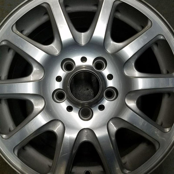 16" BMW 318i 95-99 16x7 alloy 10 spoke even space type Original OEM Wheel Rim - Angle View