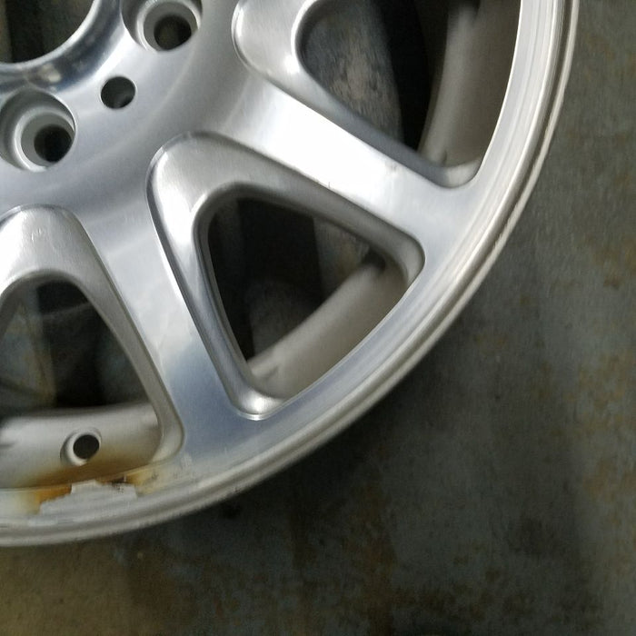 16" BMW 318i 95-99 16x7 alloy 10 spoke even space type Original OEM Wheel Rim - Side Profile