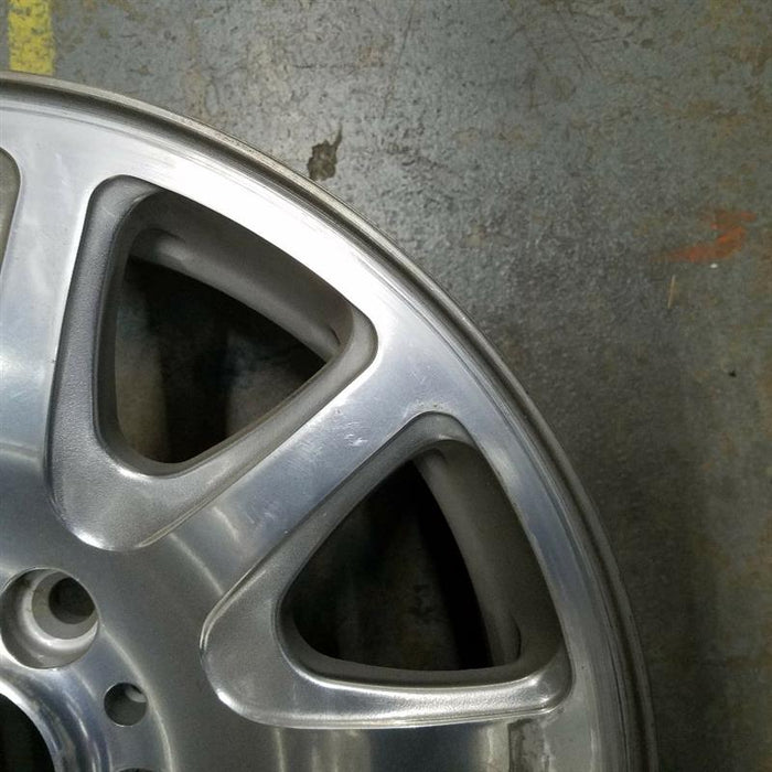 16" BMW 318i 95-99 16x7 alloy 10 spoke even space type Original OEM Wheel Rim - Close-Up Detail