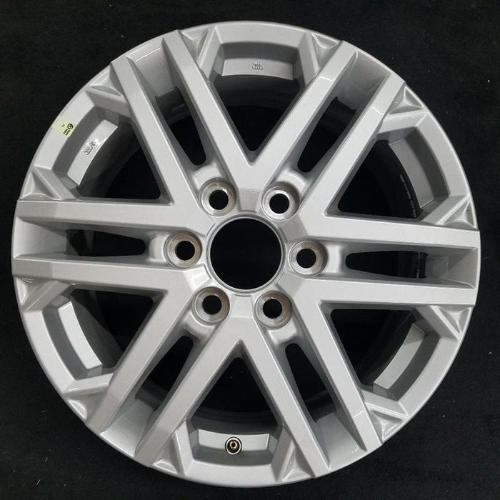 18" SEQUOIA 23-24 18x7.5 6 double spoke silver Original OEM Wheel Rim - Front View