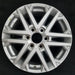 18" SEQUOIA 23-24 18x7.5 6 double spoke silver Original OEM Wheel Rim - Front View