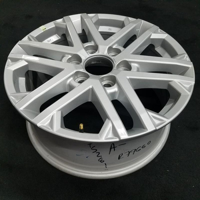 18" SEQUOIA 23-24 18x7.5 6 double spoke silver Original OEM Wheel Rim - Side Profile