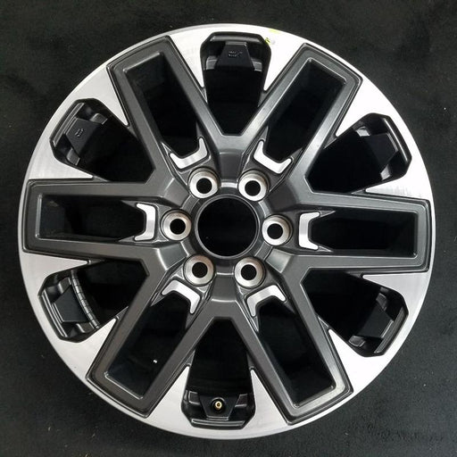 20" SEQUOIA 23-24 20x8 open spoke 6 spoke matte black Original OEM Wheel Rim - Front View