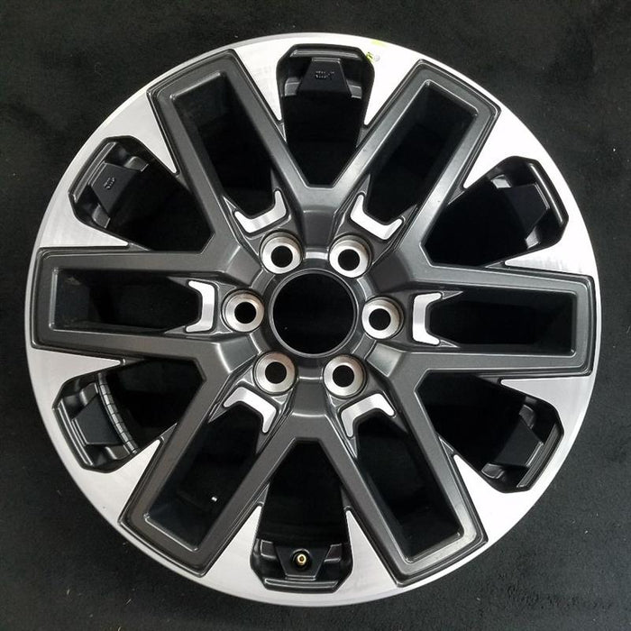 20" SEQUOIA 23-24 20x8 open spoke 6 spoke matte black Original OEM Wheel Rim - Front View