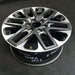20" SEQUOIA 23-24 20x8 open spoke 6 spoke matte black Original OEM Wheel Rim - Side Profile