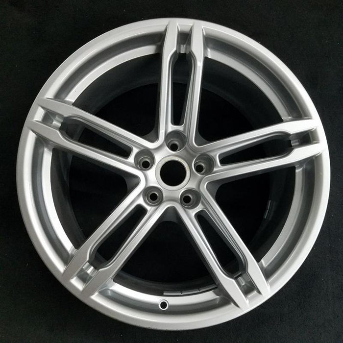 19" PORSCHE MACAN 22-24 19x9 5 spoke double spoke Original OEM Wheel Rim - Front View