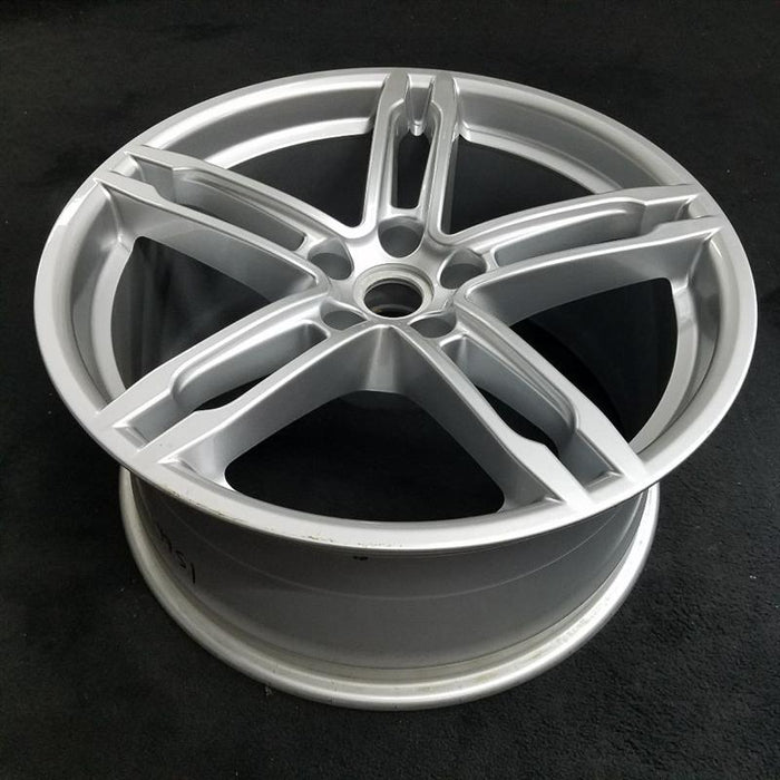 19" PORSCHE MACAN 22-24 19x9 5 spoke double spoke Original OEM Wheel Rim - Side Profile