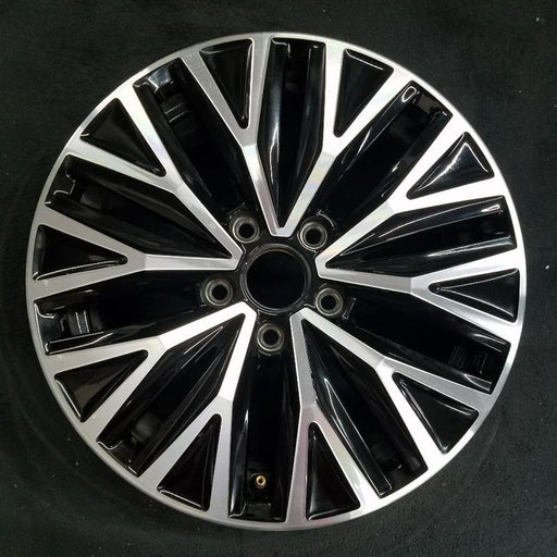 16" JETTA 19-21 16x6.5 , black pockets Original OEM Wheel Rim - Front View