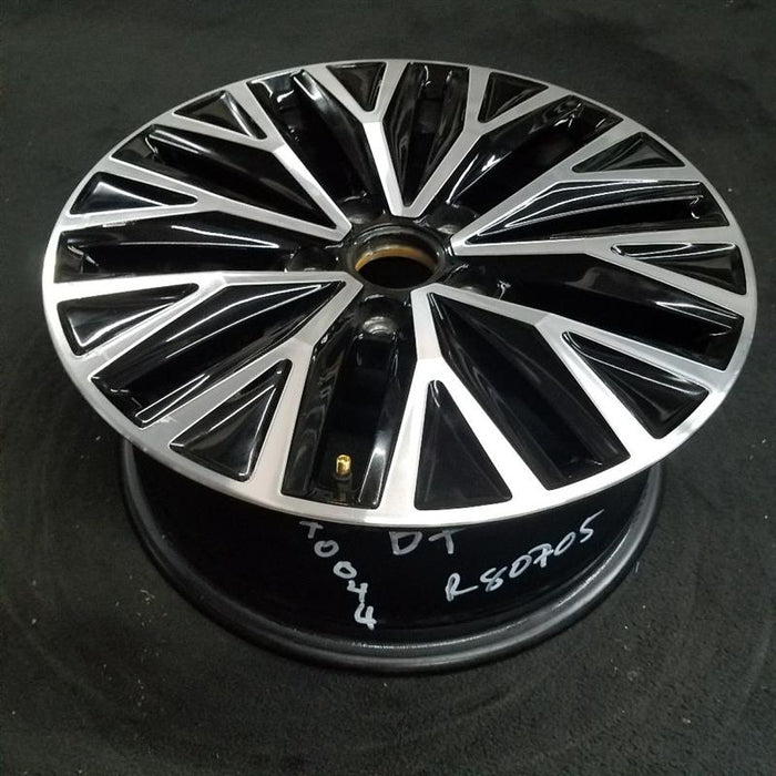16" JETTA 19-21 16x6.5 , black pockets Original OEM Wheel Rim - Side Profile
