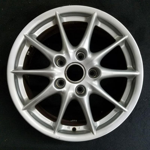 17" PORSCHE 911 03-04 17x7 frt 10 spoke Original OEM Wheel Rim - Front View
