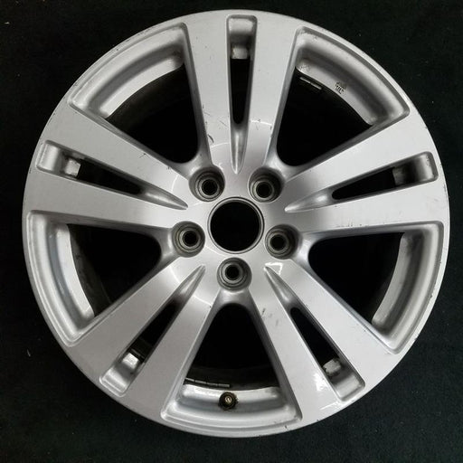 18" RIDGELINE 17-19 18x8 5 spoke double spoke face charcoal gray Original OEM - Front View