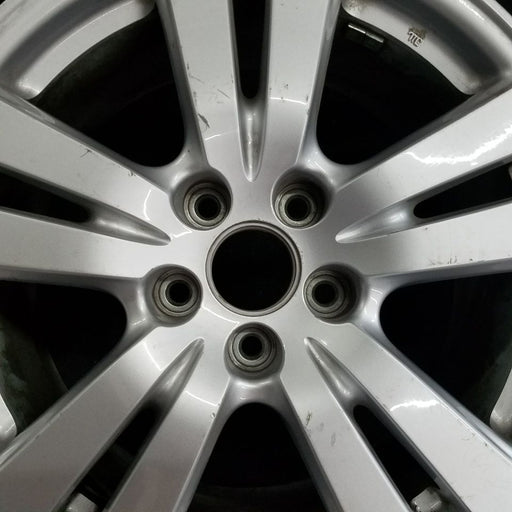 18" RIDGELINE 17-19 18x8 5 spoke double spoke face charcoal gray Original OEM - Angle View