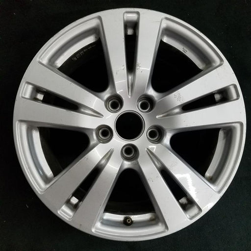 18" RIDGELINE 17-19 18x8 5 spoke double spoke face charcoal gray Original OEM - Front View