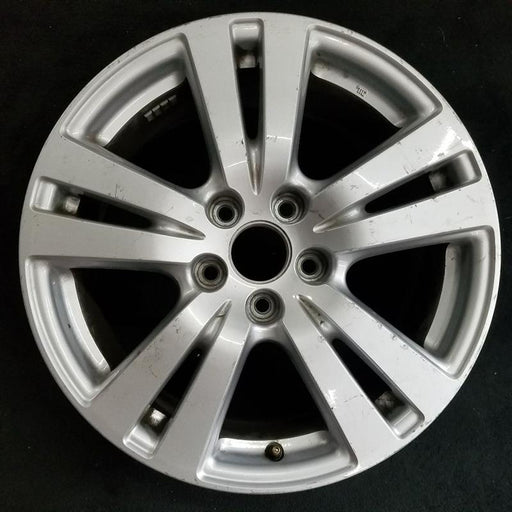 18" RIDGELINE 17-19 18x8 5 spoke double spoke face charcoal gray Original OEM - Front View