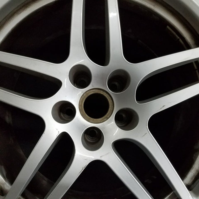 18" PORSCHE MACAN 15-18 18x9 5 double spoke Original OEM Wheel Rim - Angle View
