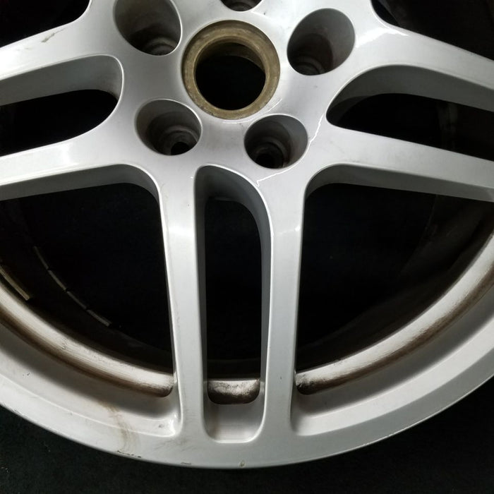 18" PORSCHE MACAN 15-18 18x9 5 double spoke Original OEM Wheel Rim - Side Profile