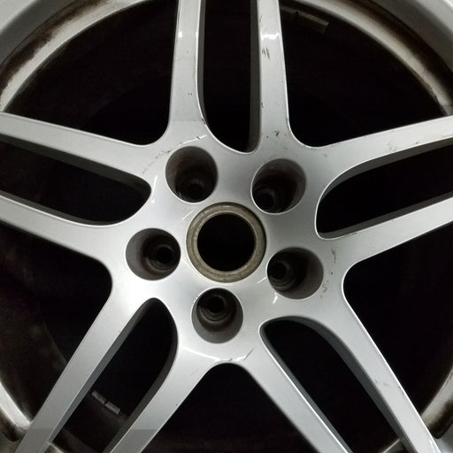 18" PORSCHE MACAN 15-18 18x9 5 double spoke Original OEM Wheel Rim - Angle View