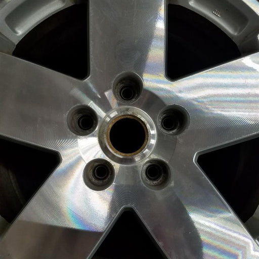 18" WRANGLER 07-08 18x7.5 5 spoke machined Original OEM Wheel Rim - Angle View