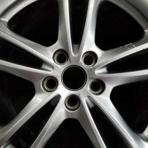 17" FUSION 15-16 17x7.5, , 5 split spokes, Energi Titanium Original OEM Wheel - Angle View