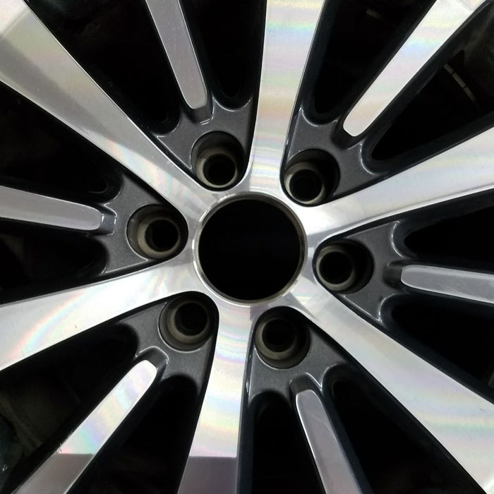 18" EXPEDITION 15-17 18x8.5 aluminum TPMS machined face with pockets 12 spoke - Angle View