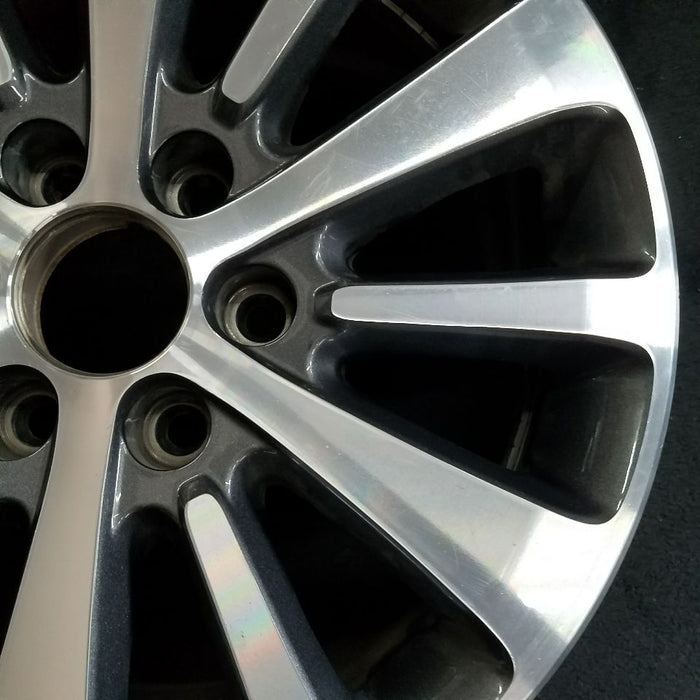 18" EXPEDITION 15-17 18x8.5 aluminum TPMS machined face with pockets 12 spoke - Close-Up Detail