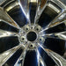 18" INFINITI M37 11-13 18x8 , 10 spoke, Original OEM Wheel Rim - CHROME - Angle View
