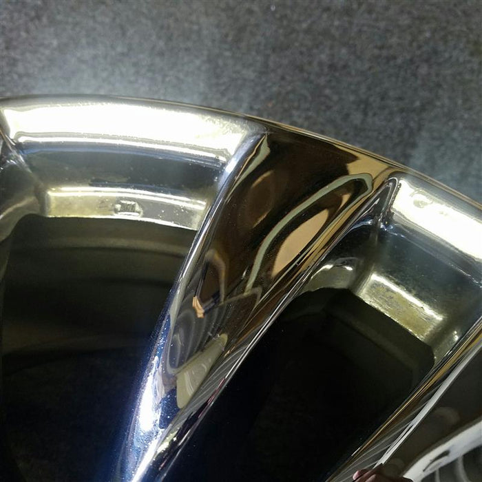 18" INFINITI M37 11-13 18x8 , 10 spoke, Original OEM Wheel Rim - CHROME - Back View