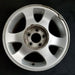 15" MUSTANG 99-01 15x7 6 spoke surface silver finish Original OEM Wheel Rim - Front View