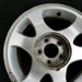 15" MUSTANG 99-01 15x7 6 spoke surface silver finish Original OEM Wheel Rim - Back View