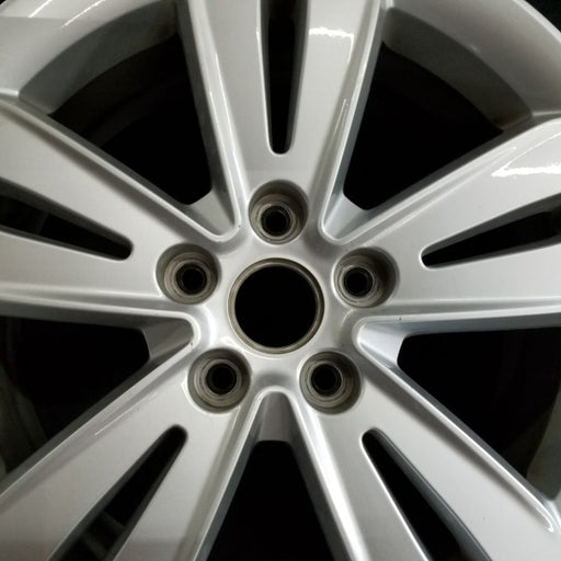 17" SPORTAGE 17-19 17x7 5 split spoke alloy Original OEM Wheel Rim - Angle View