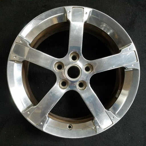 17" CAPTIVA SPORT 12 17x7 5 spoke chrome opt RVF Original OEM Wheel Rim - Front View
