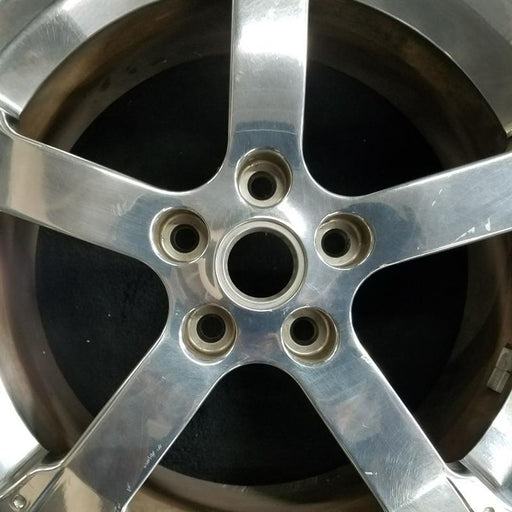 17" CAPTIVA SPORT 12 17x7 5 spoke chrome opt RVF Original OEM Wheel Rim - Angle View