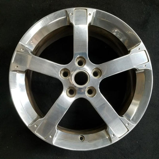 17" CAPTIVA SPORT 12 17x7 5 spoke chrome opt RVF Original OEM Wheel Rim - Front View