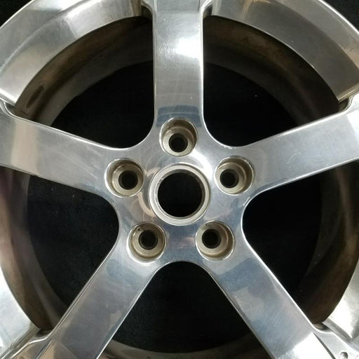 17" CAPTIVA SPORT 12 17x7 5 spoke chrome opt RVF Original OEM Wheel Rim - Angle View