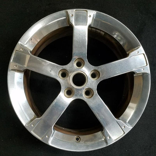 17" CAPTIVA SPORT 12 17x7 5 spoke chrome opt RVF Original OEM Wheel Rim - Front View