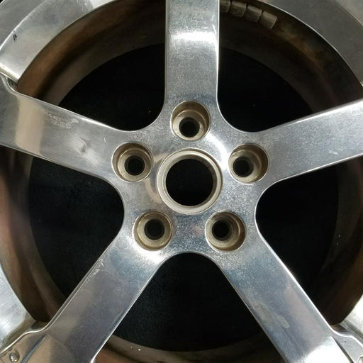 17" CAPTIVA SPORT 12 17x7 5 spoke chrome opt RVF Original OEM Wheel Rim - Angle View