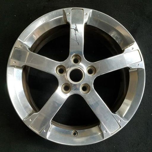 17" CAPTIVA SPORT 12 17x7 5 spoke chrome opt RVF Original OEM Wheel Rim - Front View