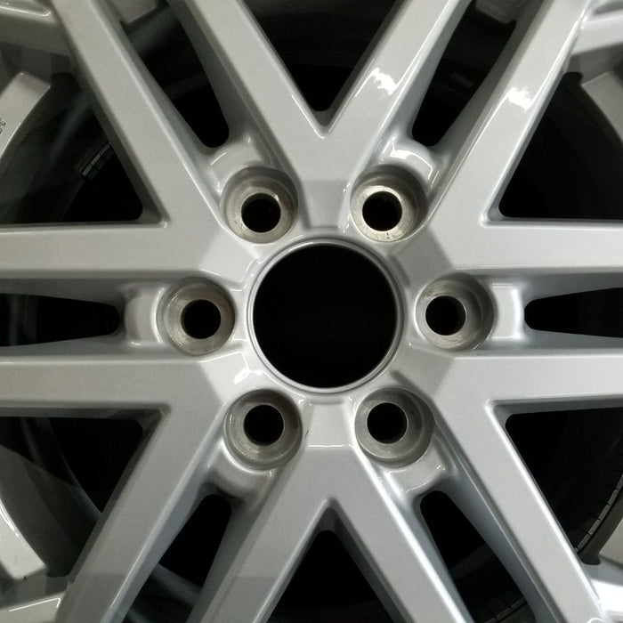 18" SEQUOIA 23-24 18x7.5, 6 double spoke, silver Original OEM Wheel Rim - Angle View