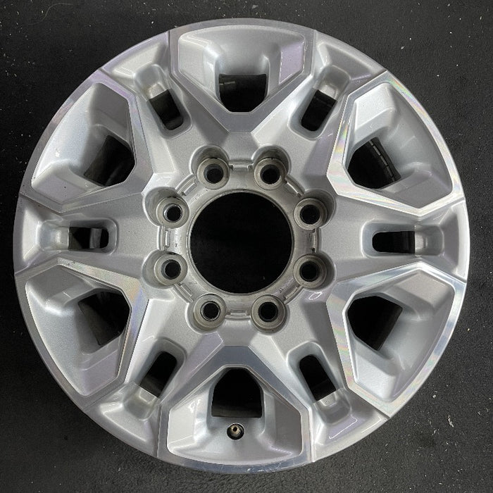 18" SILVERADO 2500 PICKUP 21-24 18x8, aluminum, machined face with silver accent Original OEM Wheel Rim