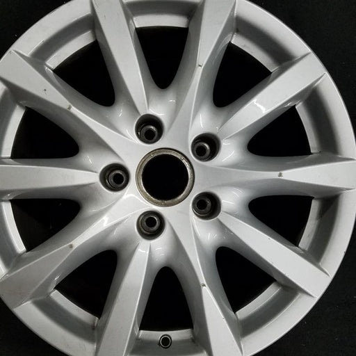 18" PORSCHE CAYENNE 11-14 18x8 alloy 10 spoke Original OEM Wheel Rim - Angle View