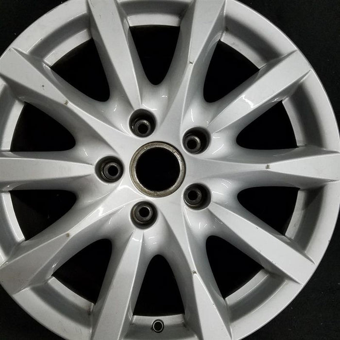18" PORSCHE CAYENNE 11-14 18x8 alloy 10 spoke Original OEM Wheel Rim - Angle View