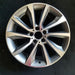 19" BMW X6 15-17 19x9 alloy 5 spoke V spoke w/dimples between lugs 18mm offset - Front View