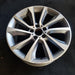 19" BMW X6 15-17 19x9 alloy 5 spoke V spoke w/dimples between lugs 18mm offset - Side Profile