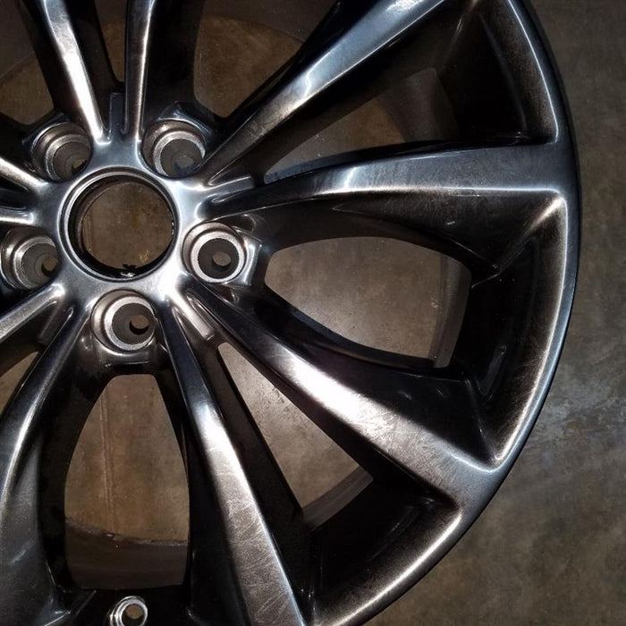 18" 200 15-16 , alloy, 18x8, , satin carbon Original OEM Wheel Rim