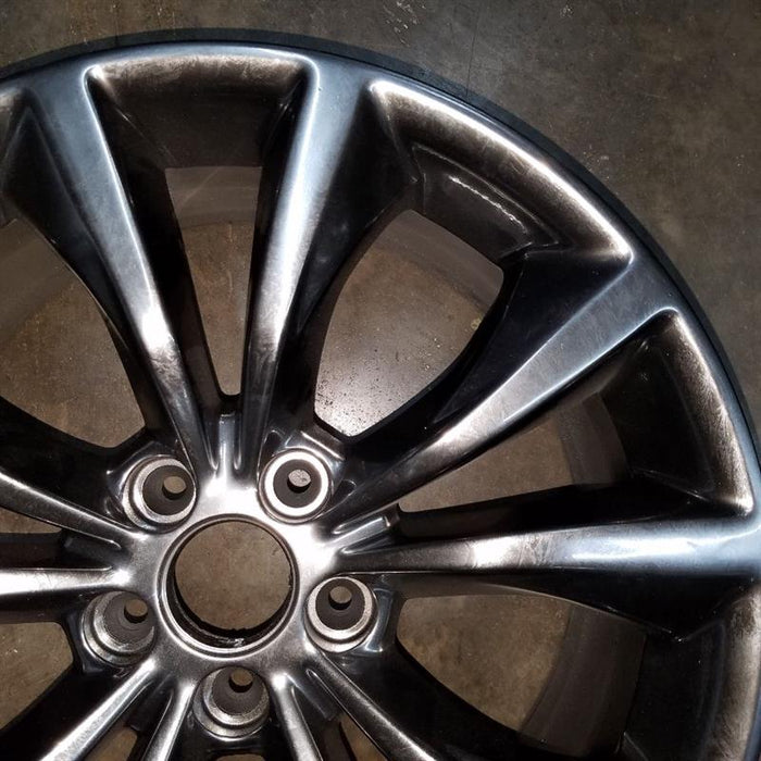 18" 200 15-16 , alloy, 18x8, , satin carbon Original OEM Wheel Rim