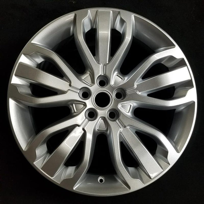 21" RANGE ROVER SPORT 14-15 21x9.5 , 15 spoke, silver Original OEM Wheel Rim - Front View