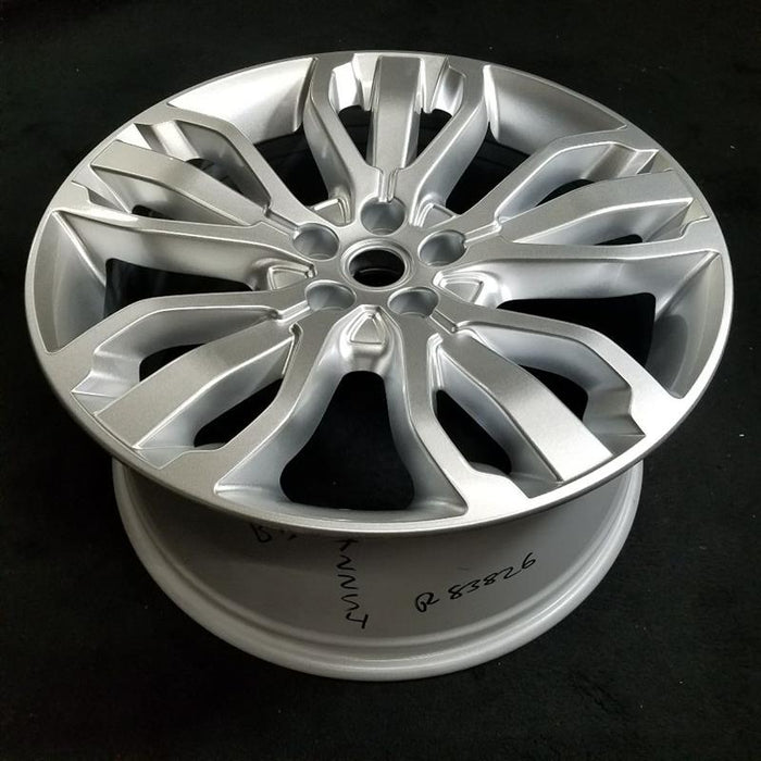 21" RANGE ROVER SPORT 14-15 21x9.5 , 15 spoke, silver Original OEM Wheel Rim - Side Profile