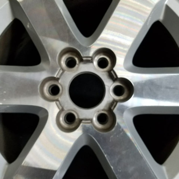 18" OUTLOOK 07-10 18x7.5 6 spoke alloy machined finish opt QS6 Original OEM - Angle View