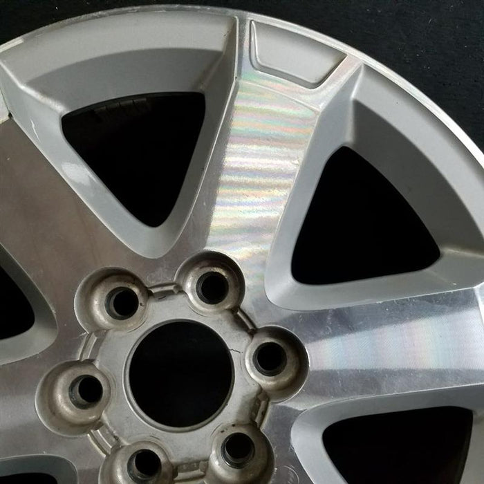 18" OUTLOOK 07-10 18x7.5 6 spoke alloy machined finish opt QS6 Original OEM - Back View