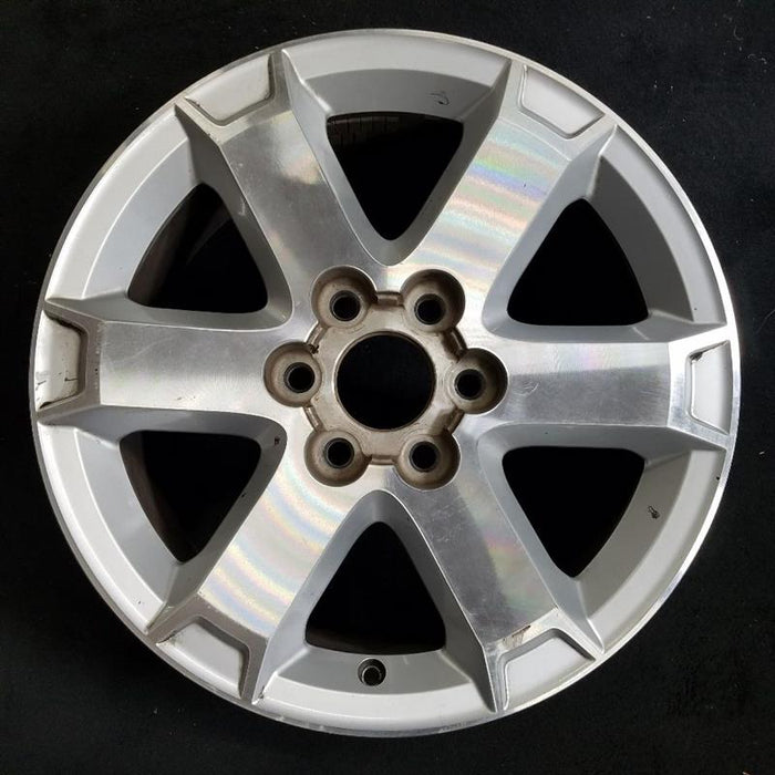 18" OUTLOOK 07-10 18x7.5 6 spoke alloy machined finish opt QS6 Original OEM - Front View